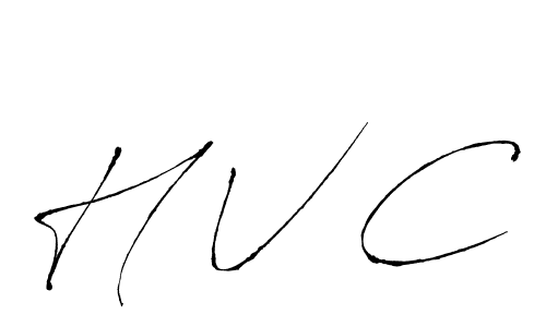 Make a beautiful signature design for name H V C. With this signature (Antro_Vectra) style, you can create a handwritten signature for free. H V C signature style 6 images and pictures png