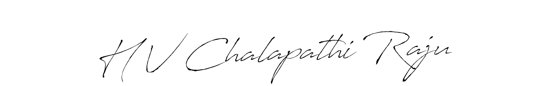 Use a signature maker to create a handwritten signature online. With this signature software, you can design (Antro_Vectra) your own signature for name H V Chalapathi Raju. H V Chalapathi Raju signature style 6 images and pictures png