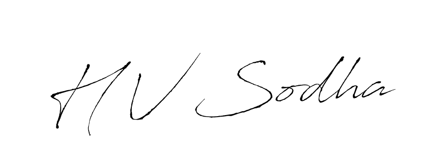 Also You can easily find your signature by using the search form. We will create H V Sodha name handwritten signature images for you free of cost using Antro_Vectra sign style. H V Sodha signature style 6 images and pictures png