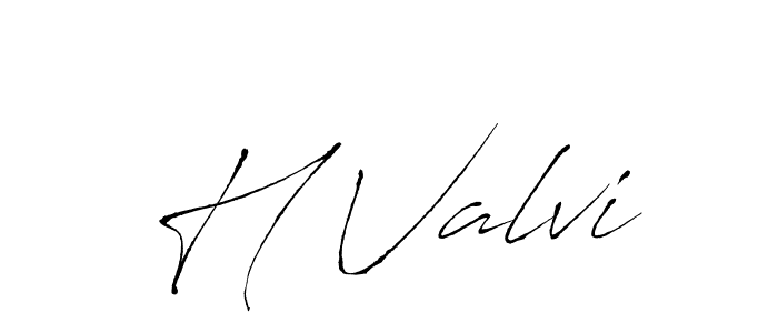 How to Draw H Valvi signature style? Antro_Vectra is a latest design signature styles for name H Valvi. H Valvi signature style 6 images and pictures png
