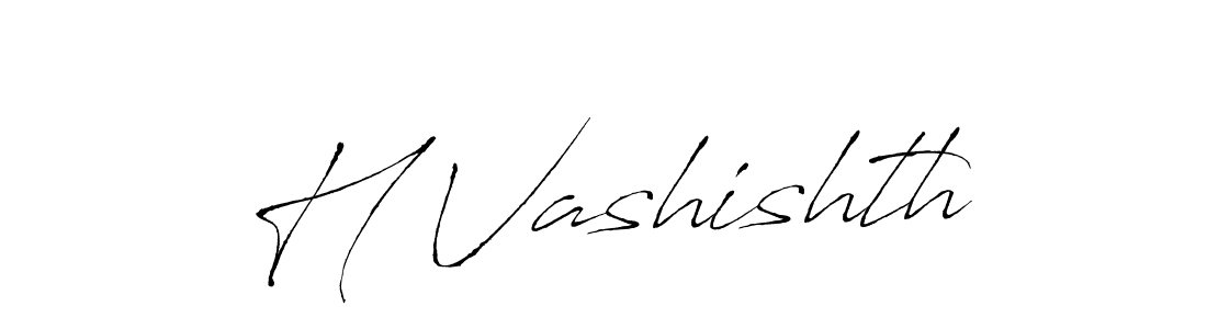 Make a beautiful signature design for name H Vashishth. Use this online signature maker to create a handwritten signature for free. H Vashishth signature style 6 images and pictures png