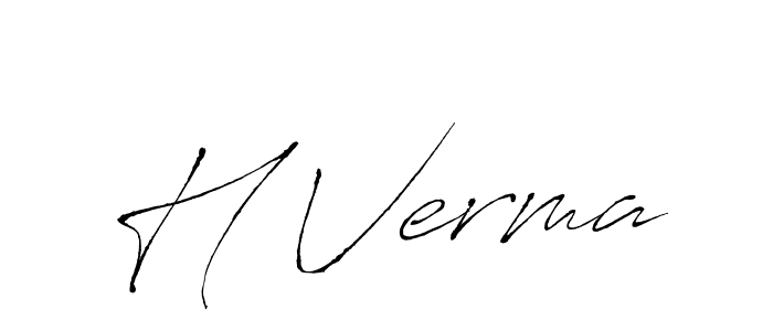 Here are the top 10 professional signature styles for the name H Verma. These are the best autograph styles you can use for your name. H Verma signature style 6 images and pictures png