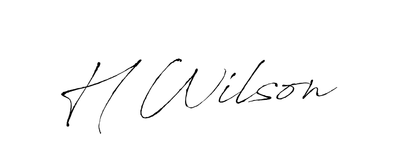 Once you've used our free online signature maker to create your best signature Antro_Vectra style, it's time to enjoy all of the benefits that H Wilson name signing documents. H Wilson signature style 6 images and pictures png