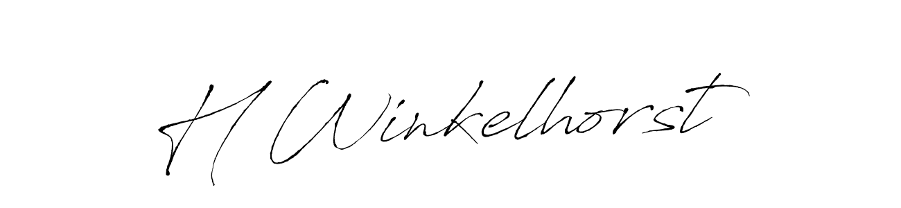 Also You can easily find your signature by using the search form. We will create H Winkelhorst name handwritten signature images for you free of cost using Antro_Vectra sign style. H Winkelhorst signature style 6 images and pictures png