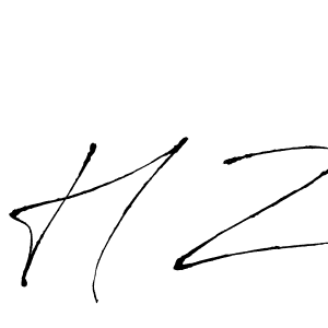 Also You can easily find your signature by using the search form. We will create H Z name handwritten signature images for you free of cost using Antro_Vectra sign style. H Z signature style 6 images and pictures png