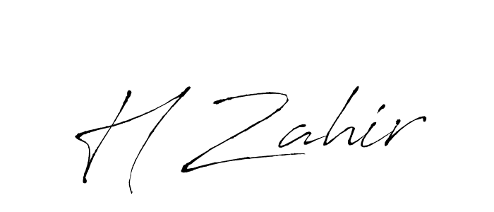 Once you've used our free online signature maker to create your best signature Antro_Vectra style, it's time to enjoy all of the benefits that H Zahir name signing documents. H Zahir signature style 6 images and pictures png