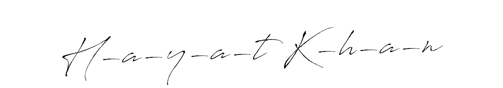 This is the best signature style for the H-a-y-a-t K-h-a-n name. Also you like these signature font (Antro_Vectra). Mix name signature. H-a-y-a-t K-h-a-n signature style 6 images and pictures png