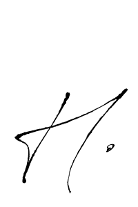 The best way (Antro_Vectra) to make a short signature is to pick only two or three words in your name. The name H. include a total of six letters. For converting this name. H. signature style 6 images and pictures png