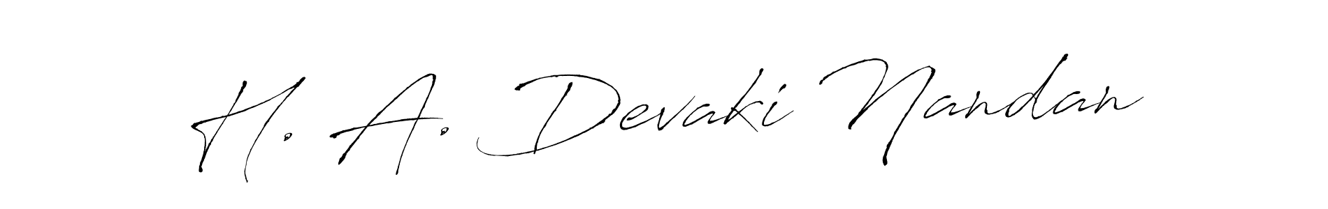 How to Draw H. A. Devaki Nandan signature style? Antro_Vectra is a latest design signature styles for name H. A. Devaki Nandan. H. A. Devaki Nandan signature style 6 images and pictures png