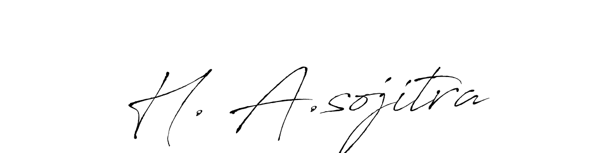 Use a signature maker to create a handwritten signature online. With this signature software, you can design (Antro_Vectra) your own signature for name H. A.sojitra. H. A.sojitra signature style 6 images and pictures png