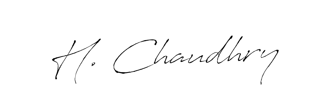 Use a signature maker to create a handwritten signature online. With this signature software, you can design (Antro_Vectra) your own signature for name H. Chaudhry. H. Chaudhry signature style 6 images and pictures png