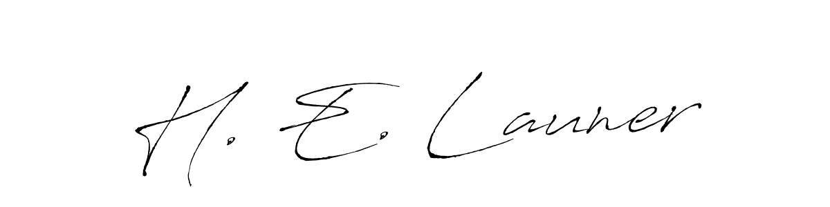 Once you've used our free online signature maker to create your best signature Antro_Vectra style, it's time to enjoy all of the benefits that H. E. Launer name signing documents. H. E. Launer signature style 6 images and pictures png