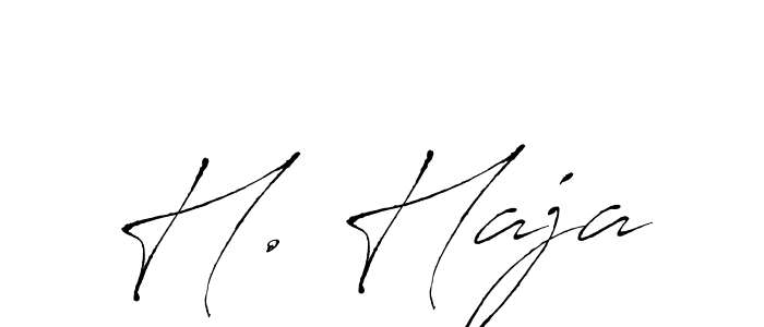 H. Haja stylish signature style. Best Handwritten Sign (Antro_Vectra) for my name. Handwritten Signature Collection Ideas for my name H. Haja. H. Haja signature style 6 images and pictures png