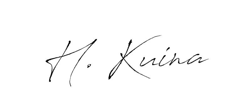 Also You can easily find your signature by using the search form. We will create H. Kuina name handwritten signature images for you free of cost using Antro_Vectra sign style. H. Kuina signature style 6 images and pictures png