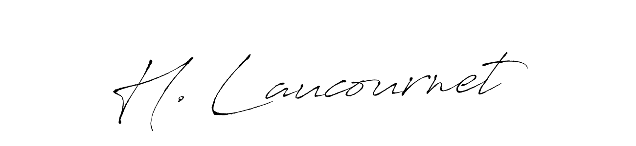 Antro_Vectra is a professional signature style that is perfect for those who want to add a touch of class to their signature. It is also a great choice for those who want to make their signature more unique. Get H. Laucournet name to fancy signature for free. H. Laucournet signature style 6 images and pictures png