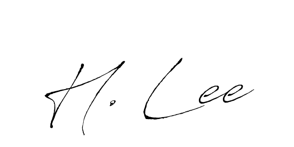 How to Draw H. Lee signature style? Antro_Vectra is a latest design signature styles for name H. Lee. H. Lee signature style 6 images and pictures png