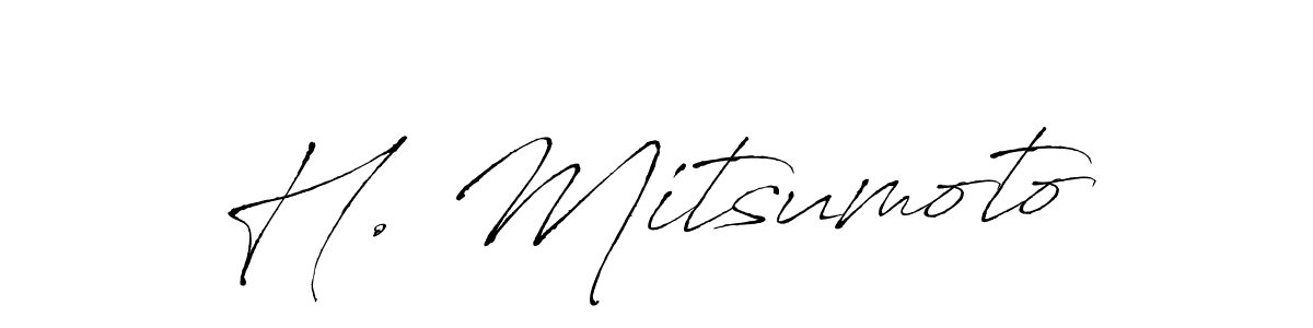 Make a beautiful signature design for name H. Mitsumoto. Use this online signature maker to create a handwritten signature for free. H. Mitsumoto signature style 6 images and pictures png