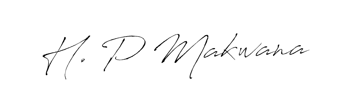 Best and Professional Signature Style for H. P Makwana. Antro_Vectra Best Signature Style Collection. H. P Makwana signature style 6 images and pictures png