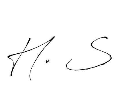 Use a signature maker to create a handwritten signature online. With this signature software, you can design (Antro_Vectra) your own signature for name H. S. H. S signature style 6 images and pictures png