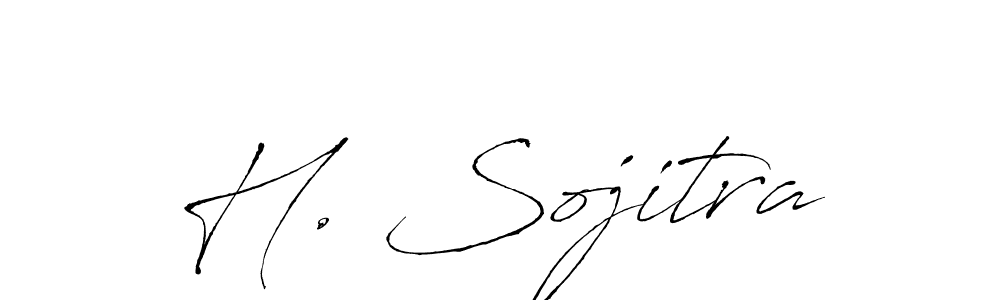 Also You can easily find your signature by using the search form. We will create H. Sojitra name handwritten signature images for you free of cost using Antro_Vectra sign style. H. Sojitra signature style 6 images and pictures png