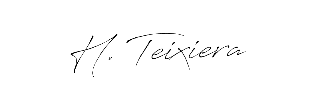 Use a signature maker to create a handwritten signature online. With this signature software, you can design (Antro_Vectra) your own signature for name H. Teixiera. H. Teixiera signature style 6 images and pictures png