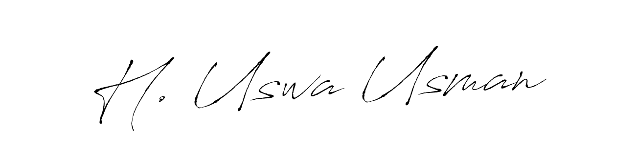 Here are the top 10 professional signature styles for the name H. Uswa Usman. These are the best autograph styles you can use for your name. H. Uswa Usman signature style 6 images and pictures png