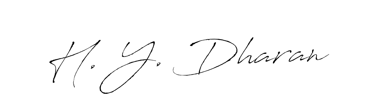 Check out images of Autograph of H. Y. Dharan name. Actor H. Y. Dharan Signature Style. Antro_Vectra is a professional sign style online. H. Y. Dharan signature style 6 images and pictures png