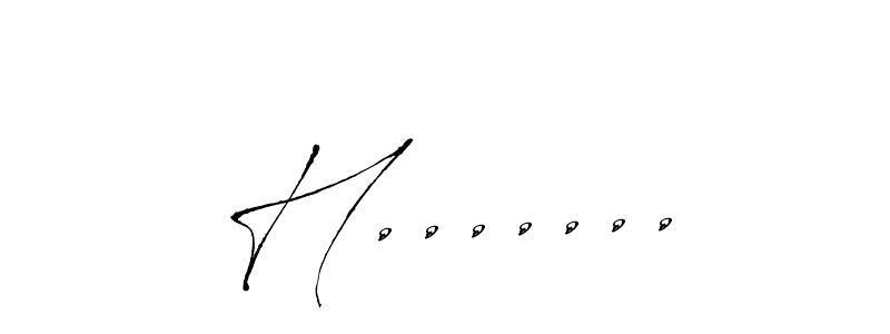 Use a signature maker to create a handwritten signature online. With this signature software, you can design (Antro_Vectra) your own signature for name H........ H....... signature style 6 images and pictures png