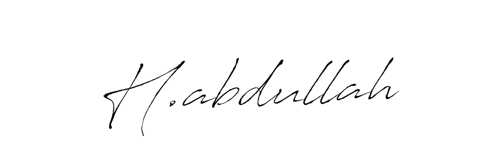 Use a signature maker to create a handwritten signature online. With this signature software, you can design (Antro_Vectra) your own signature for name H.abdullah. H.abdullah signature style 6 images and pictures png