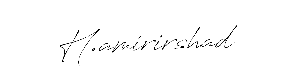 Once you've used our free online signature maker to create your best signature Antro_Vectra style, it's time to enjoy all of the benefits that H.amirirshad name signing documents. H.amirirshad signature style 6 images and pictures png