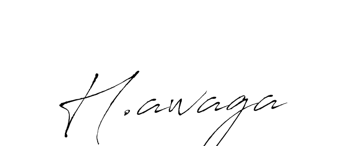 H.awaga stylish signature style. Best Handwritten Sign (Antro_Vectra) for my name. Handwritten Signature Collection Ideas for my name H.awaga. H.awaga signature style 6 images and pictures png