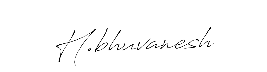 Also we have H.bhuvanesh name is the best signature style. Create professional handwritten signature collection using Antro_Vectra autograph style. H.bhuvanesh signature style 6 images and pictures png