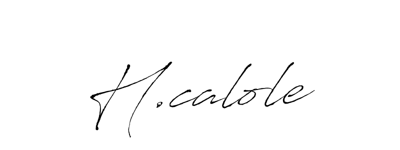 It looks lik you need a new signature style for name H.calole. Design unique handwritten (Antro_Vectra) signature with our free signature maker in just a few clicks. H.calole signature style 6 images and pictures png