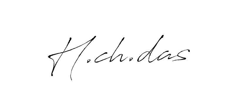 You should practise on your own different ways (Antro_Vectra) to write your name (H.ch.das) in signature. don't let someone else do it for you. H.ch.das signature style 6 images and pictures png