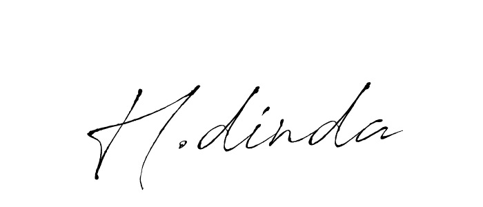 Use a signature maker to create a handwritten signature online. With this signature software, you can design (Antro_Vectra) your own signature for name H.dinda. H.dinda signature style 6 images and pictures png