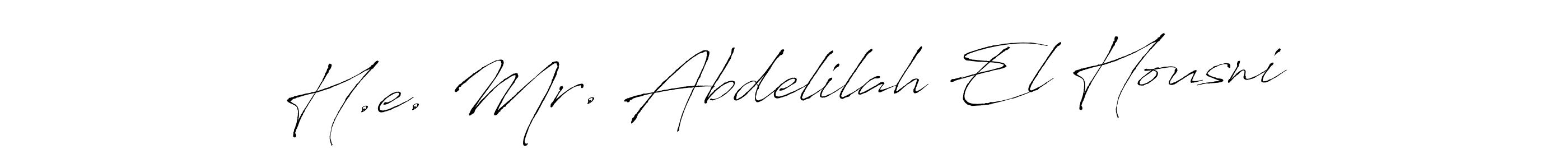 Once you've used our free online signature maker to create your best signature Antro_Vectra style, it's time to enjoy all of the benefits that H.e. Mr. Abdelilah El Housni name signing documents. H.e. Mr. Abdelilah El Housni signature style 6 images and pictures png