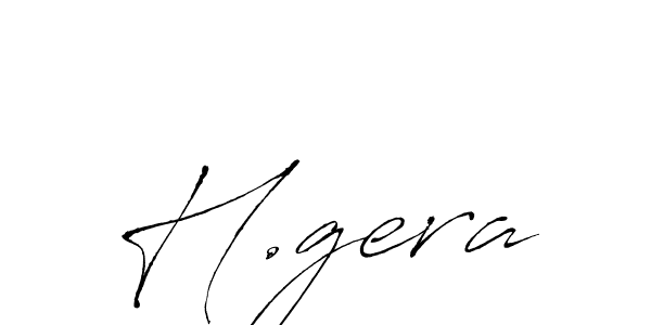 How to Draw H.gera signature style? Antro_Vectra is a latest design signature styles for name H.gera. H.gera signature style 6 images and pictures png