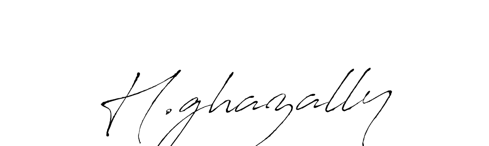 Best and Professional Signature Style for H.ghazally. Antro_Vectra Best Signature Style Collection. H.ghazally signature style 6 images and pictures png