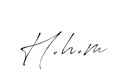 You can use this online signature creator to create a handwritten signature for the name H.h.m. This is the best online autograph maker. H.h.m signature style 6 images and pictures png