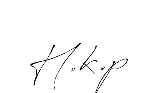 Similarly Antro_Vectra is the best handwritten signature design. Signature creator online .You can use it as an online autograph creator for name H.k.p. H.k.p signature style 6 images and pictures png