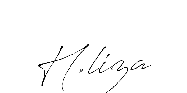 Check out images of Autograph of H.liza name. Actor H.liza Signature Style. Antro_Vectra is a professional sign style online. H.liza signature style 6 images and pictures png