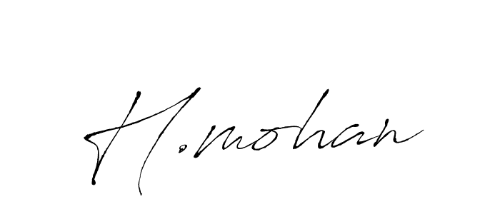 See photos of H.mohan official signature by Spectra . Check more albums & portfolios. Read reviews & check more about Antro_Vectra font. H.mohan signature style 6 images and pictures png