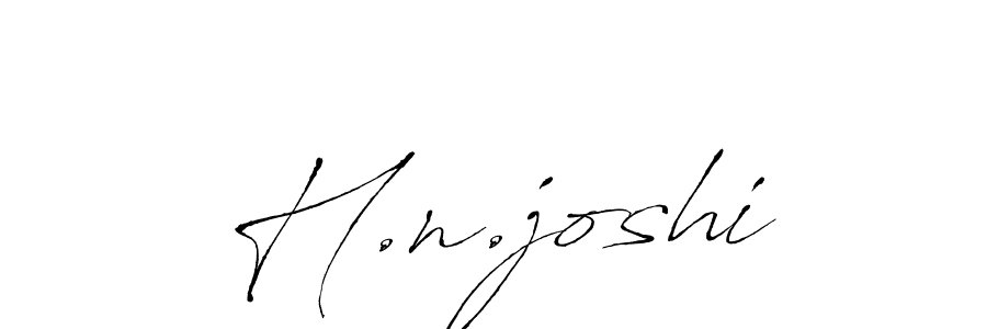 H.n.joshi stylish signature style. Best Handwritten Sign (Antro_Vectra) for my name. Handwritten Signature Collection Ideas for my name H.n.joshi. H.n.joshi signature style 6 images and pictures png