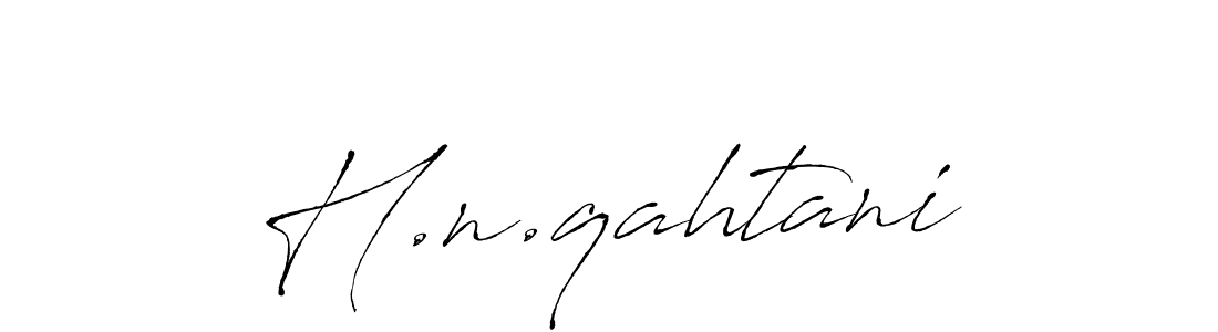 H.n.qahtani stylish signature style. Best Handwritten Sign (Antro_Vectra) for my name. Handwritten Signature Collection Ideas for my name H.n.qahtani. H.n.qahtani signature style 6 images and pictures png