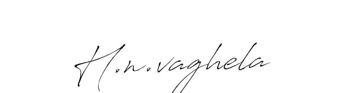 Make a beautiful signature design for name H.n.vaghela. With this signature (Antro_Vectra) style, you can create a handwritten signature for free. H.n.vaghela signature style 6 images and pictures png