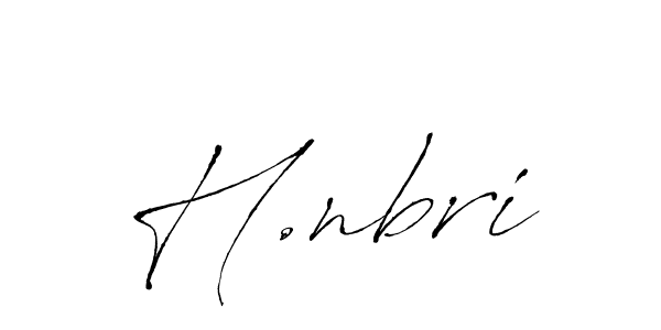 Use a signature maker to create a handwritten signature online. With this signature software, you can design (Antro_Vectra) your own signature for name H.nbri. H.nbri signature style 6 images and pictures png
