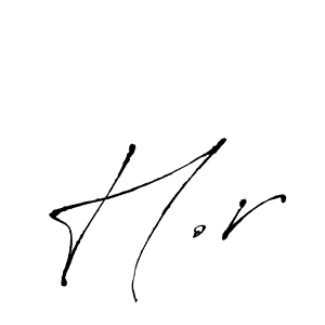 The best way (Antro_Vectra) to make a short signature is to pick only two or three words in your name. The name H.r include a total of six letters. For converting this name. H.r signature style 6 images and pictures png