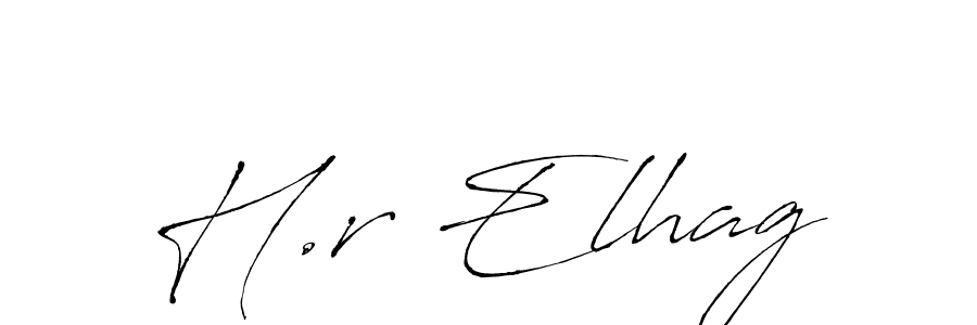 Best and Professional Signature Style for H.r Elhag. Antro_Vectra Best Signature Style Collection. H.r Elhag signature style 6 images and pictures png