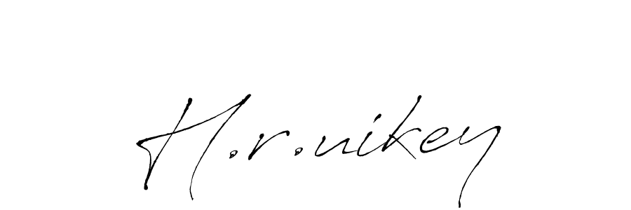 Here are the top 10 professional signature styles for the name H.r.uikey. These are the best autograph styles you can use for your name. H.r.uikey signature style 6 images and pictures png