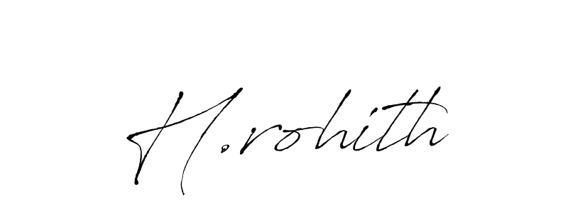 if you are searching for the best signature style for your name H.rohith. so please give up your signature search. here we have designed multiple signature styles  using Antro_Vectra. H.rohith signature style 6 images and pictures png